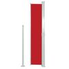 vidaXL Toldo lateral retrátil para pátio 170x300 cm vermelho