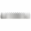 vidaXL Delimitadores de relvado 10 pcs 103 x 0,05 x 22 cm Prateado