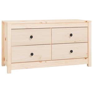 vidaXL Arm&aacute;rio de apoio 100x40x54 cm madeira de pinho maci&ccedil;a
