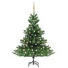 vidaXL &Aacute;rvore Natal artificial LEDs/bolas 180cm abeto caucasiano verde