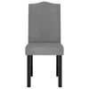 vidaXL Cadeiras de jantar 2 pcs veludo cinzento-claro