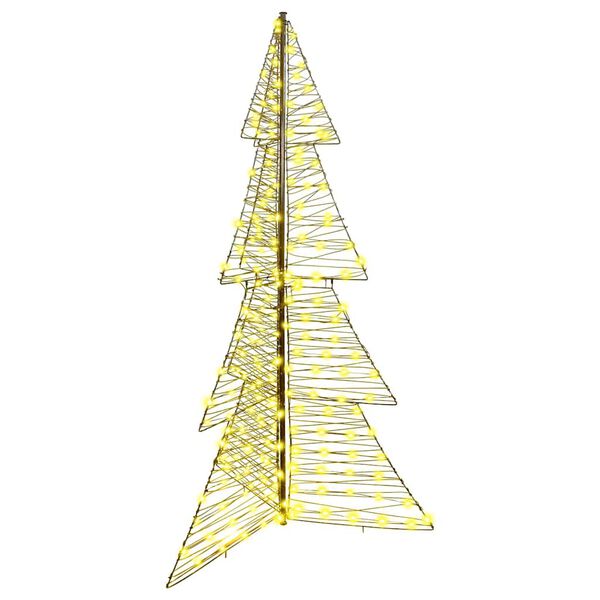 vidaXL &Aacute;rvore de Natal com 240 LEDs Branco quente 180 cm Vime