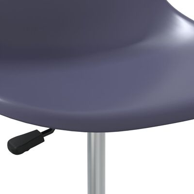 vidaXL Cadeiras de jantar giratórias 4 pcs PP lilás