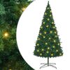vidaXL &Aacute;rvore de Natal com luzes decorativas de corda Verde 400 cm PVC