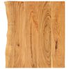 vidaXL Tampo p/ m&oacute;vel toucador WC 58x52x2,5 cm madeira ac&aacute;cia maci&ccedil;a