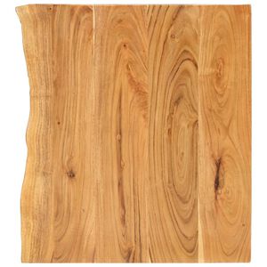 vidaXL Tampo p/ m&oacute;vel toucador WC 58x52x2,5 cm madeira ac&aacute;cia maci&ccedil;a