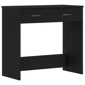 vidaXL Mesa Carvalho Preto Derivados de Madeira 80 x 40 x 75 cm
