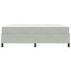 vidaXL Estrutura da Cama Cinzento-claro 180 x 200 cm tecido