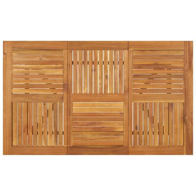vidaXL Mesa de jardim 150x90x75 cm madeira de acácia maciça