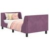 vidaXL Estrutura de Cama Infantil com Cabeceira Roxo 80 x 160 cm