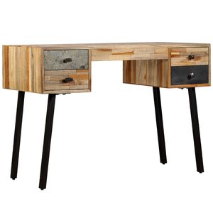 vidaXL Secret&aacute;ria em teca reciclada maci&ccedil;a 110x50x76 cm