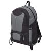 VidaXL Mochila para caminhadas 40 L preto e cinzento