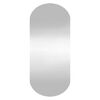 vidaXL Espelho de parede oval 25x60 cm vidro