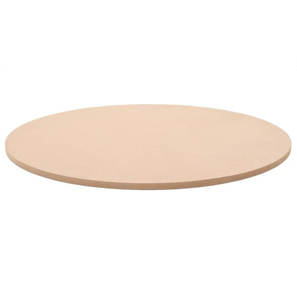 vidaXL Tampo de mesa em MDF redondo 800x18 mm