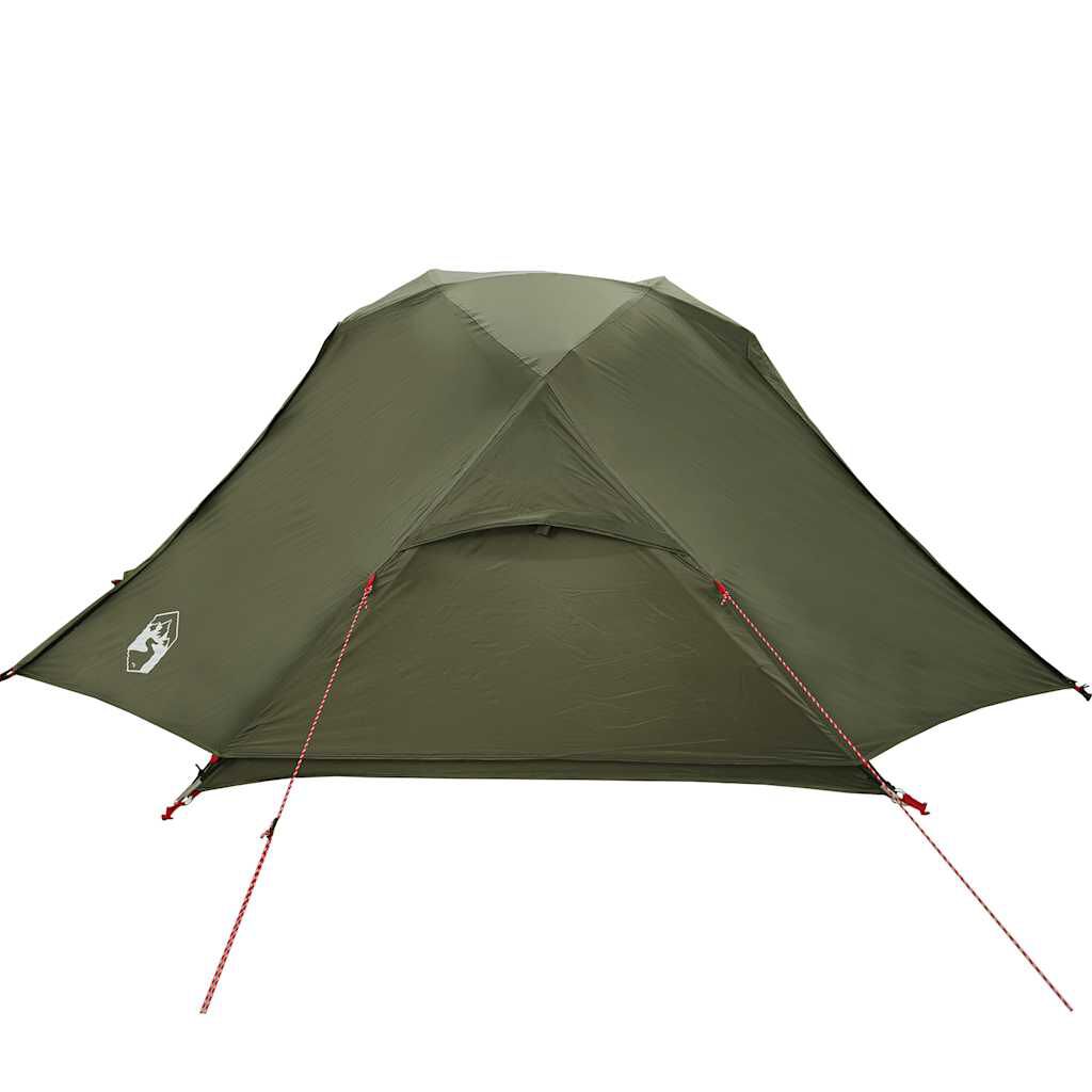 vidaXL Tenda de pesca para 3 pessoas impermeável verde azeitona
