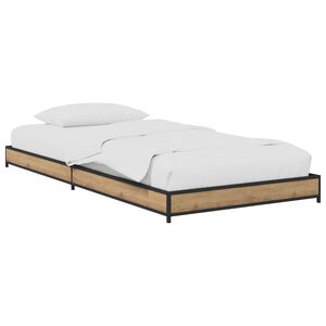 vidaXL Estrutura da Cama Carvalho Arttisan 80 x 200 cm