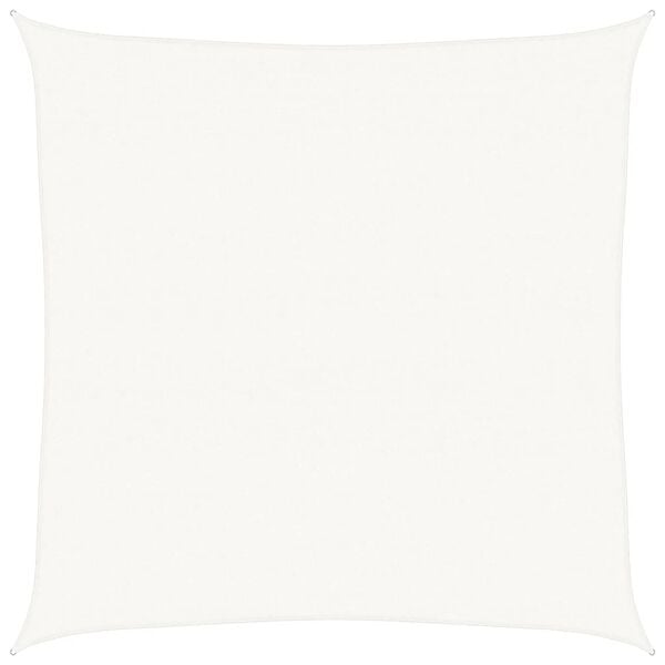 vidaXL Para-sol estilo vela 160 g/m&sup2; 4,5x4,5 m PEAD branco