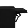 vidaXL Poltrona de massagens elevatória tecido preto