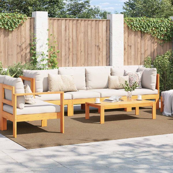 vidaXL Tapetes de &aacute;rea Retangular Natural 340 x 240 cm