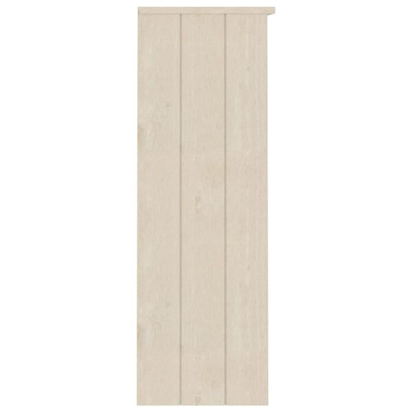 vidaXL Topo p/ armário alto HAMAR 85x35x100 pinho maciço castanho-mel