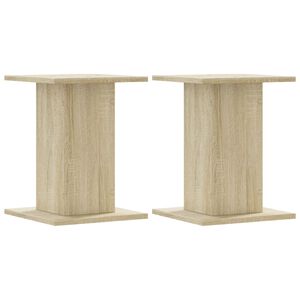 vidaXL Suportes p/ plantas 2 pcs 30x30x40 cm derivados madeira