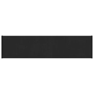 vidaXL Soleira de Janela Preto com veios de madeira 60 x 20 x 4,5 cm