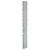 vidaXL Poste de veda&ccedil;&atilde;o gabi&atilde;o 180 cm a&ccedil;o galvanizado prateado