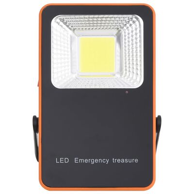 vidaXL Projetor c/ iluminação LED 5 W ABS branco frio