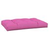 vidaXL Almofad&atilde;o para sof&aacute; de paletes 120x80x12 cm tecido rosa