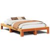 vidaXL Cama sem colch&atilde;o 120x200 cm madeira pinho maci&ccedil;a castanho-mel