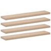 vidaXL Prateleiras flutuantes 4 pcs 110x23,5x4 cm derivados de madeira