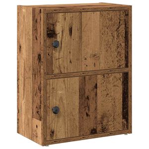 vidaXL Estante 40x24x52 cm derivados de madeira madeira velha