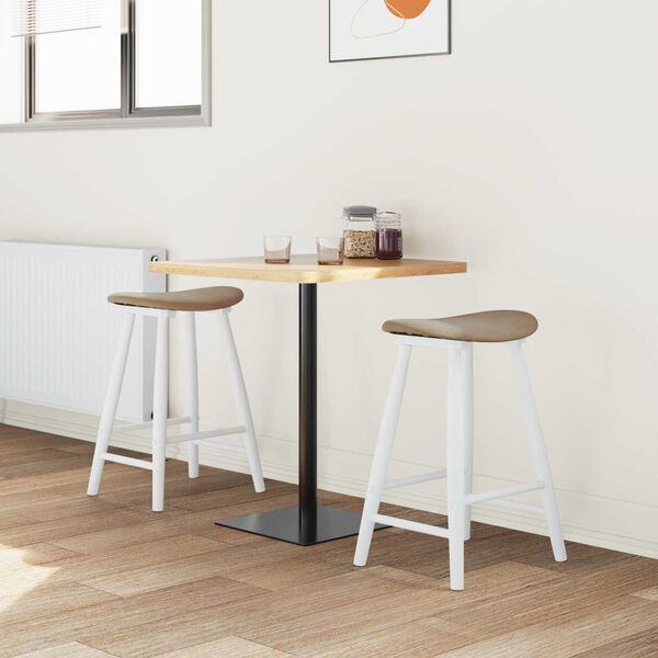 vidaXL Cadeiras de Jantar 2 pcs Branco 46 x 37 x 63 cm