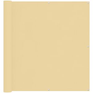 vidaXL Tela de Varanda Areia 110 x 700 cm Tecido Oxford