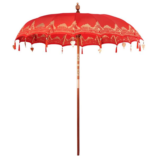 vidaXL Parasol Balin&ecirc;s Vermelho 215 x 215 x 260 cm