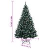 vidaXL Árvore de Natal artificial com 300 luzes LED 180 cm