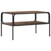 vidaXL Mesa Lateral Madeira antiga 100 x 50 x 46 cm