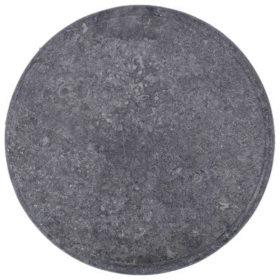 vidaXL Tampo de mesa Ø40x2,5 cm mármore cinzento