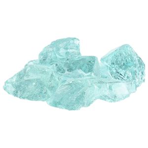vidaXL Pedras de Jardim Turquesa 12 cm Vidro