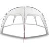 vidaXL Tenda de festas imperme&aacute;vel cinzento