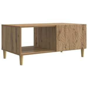 vidaXL Mesa de centro Carvalho Arttisan 90 x 50 x 40 cm