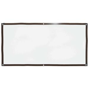 Encerado transparente vidaXL com ilh&oacute;s 1x2 m Polietileno