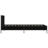 vidaXL Estrutura de cama 90x200 cm derivados de madeira/metal preto