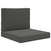 vidaXL Almofada para Sof&aacute; Externo Poli&eacute;ster Antracite 60 x 60 cm