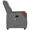 vidaXL Cadeira de Massagem Recliner Cinzento escuro 69 x 86 x 100 cm