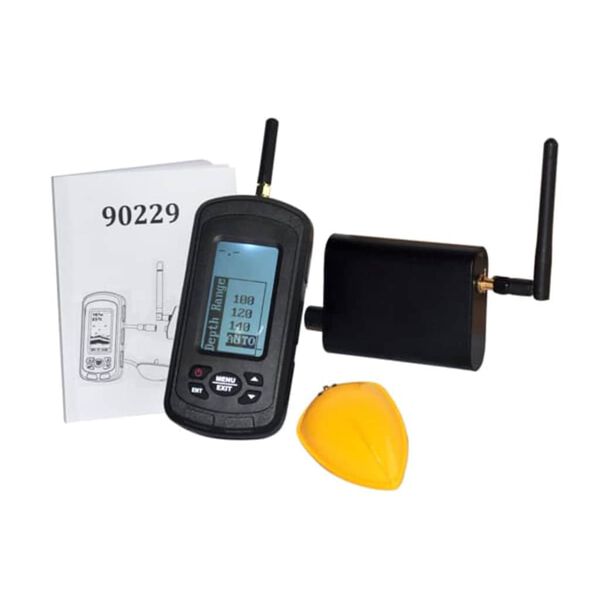 vidaXL Fish Finder Preto