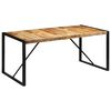 vidaXL Mesa de jantar 175x90x76 cm madeira de mangueira maci&ccedil;a &aacute;spera