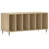 vidaXL Arm&aacute;rio p/ discos 100x38x48cm derivados madeira carvalho sonoma