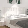 vidaXL Cabeceira de cama 146x4x100 cm pinho maci&ccedil;o branco