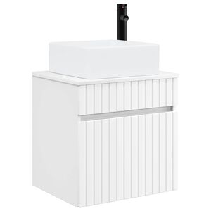 vidaXL Vanidade de Pia de Parede Branco 49 x 41 x 63 cm